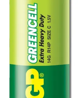 Alternative view of Цинк карбонова батерия GP 14G-S2 Greencell, R14, 2 бр. в опаковка / Shrink, 1.5V