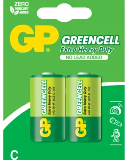 Цинк карбонова батерия GP R14 14G-U2 Greencell 2 бр. в опаковка BLISTER