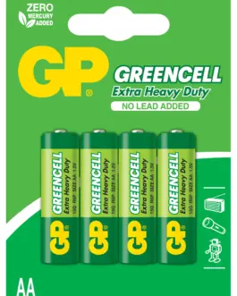 Цинк карбонова батерия GP R6  GREENCELL 15G-U4 /4 бр. в опаковка/ blister