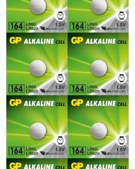 Бутонна алкална батерия GP164 LR-621/ 10бр./pack цена за 1 бр./ 1.55V AG1