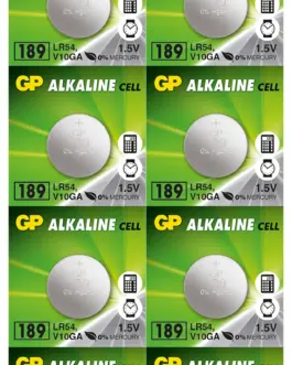 Бутонна алкална батерия GP189 LR-1130/ 10 бр./pack цена за 1 бр./ 1.55V
