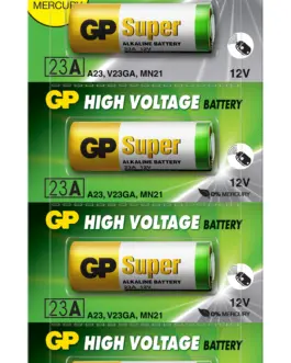 Алкална батерия GP 12 V /5бр./pack цена за 1 бр./ за аларми А23