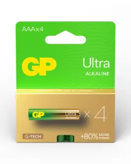Алкална батерия GP ULTRA LR03 AAA /4 бр. в опаковка/ блистер 1.5V GP