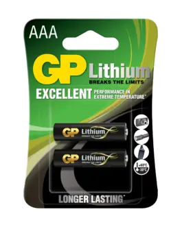Литиева батерия GP CR03 AAA 15V 2бр. в блистер