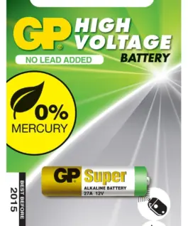 Alternative view of Алкална батерия GP 12 V 1 бр. в опаковка за аларми А27