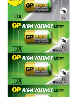 Alternative view of Алкална батерия GP А10 9V за дистанционни /5бр./pack цена за 1 бр./