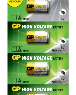 Alternative view of Алкална батерия GP А11 6V за дистанционни /5бр./pack цена за 1 бр./