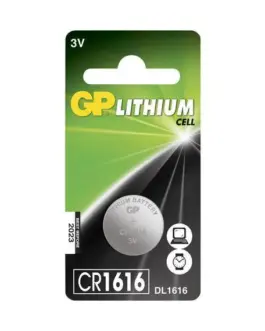 Литиева бутонна батерия GP CR 1616 3V 1 бр. в блистер /цена за 1 бр./