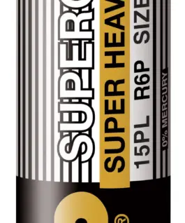 Alternative view of Цинк карбонова батерия GP  SUPERCELL, 15PL-S2, R6, 2 бр. в опаковка / shrink, 1.5V