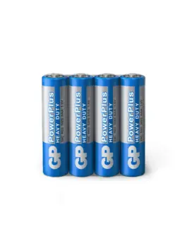 Цинк карбонова батерия GP POWERPLUS  R03 AAA 4 бр. shrink 1.5V