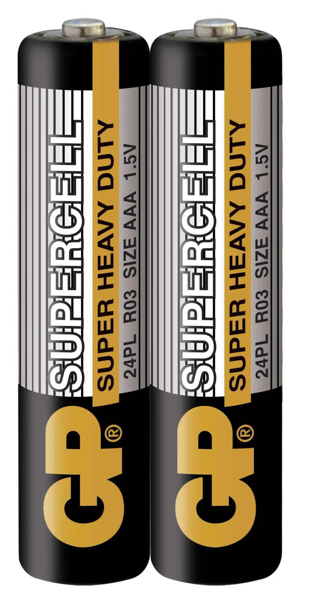 Цинк карбонова батерия GP SUPERCELL R03 AAA 2 бр. shrink 1.5V