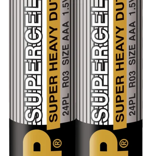 Цинк карбонова батерия GP SUPERCELL R03 AAA 2 бр. shrink 1.5V