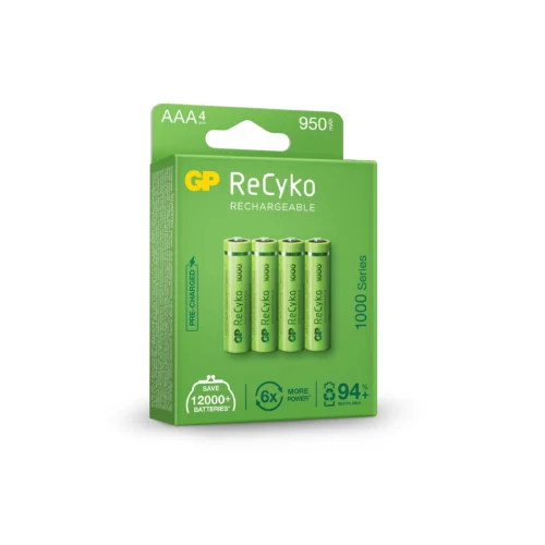 Акумулаторна Батерия GP R03 AAA 1000mAh NiMH 100AAAHCE-EB4 4 бр. в опаковка