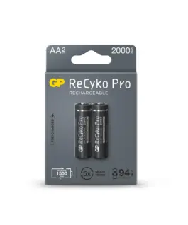 Акумулаторна Батерия GP R6 AA 2000mAh RECYKO + PRO 210AAHCB-EB2 NiMH /до 1500 цикъла/ 2 бр. в опаковка