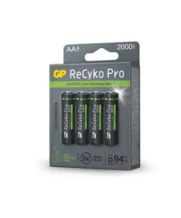 Alternative view of Акумулаторна Батерия GP R6 AA 2000mAh RECYKO + PRO Fast Flash GP-BR-210AAHCF-APCEB4 NiMH /до 500 цикъла/  4 бр. ?