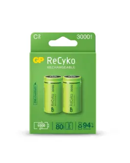 Акумулаторна Батерия ReCyko Size C LR14 3000mAh 1.2V