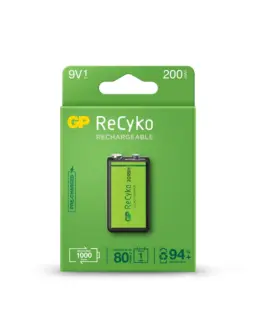 Акумулаторна Батерия GP R22 8.4V 200mAh RECYKO 20R8HN-GB1 NiMH 1бр. в опаковка