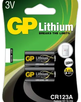 Батерия литиева Фото GP CR-123 3V
