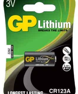 Alternative view of Батерия литиева Фото GP CR-123 3V