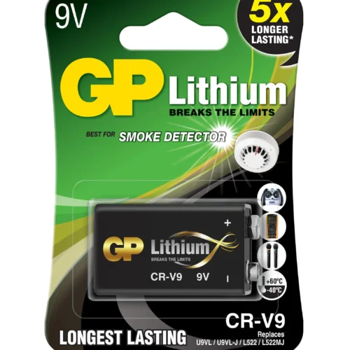 Литиева батерия GP CRV9 9V 1бр. блистер /за детектори на