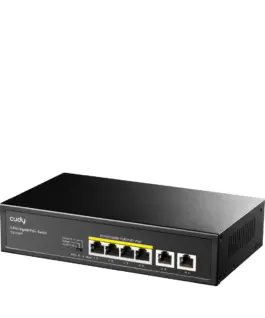 Alternative view of Суич Cudy GS1006P, 6 x портов 10/100/1000Mbps PoE, 65W
