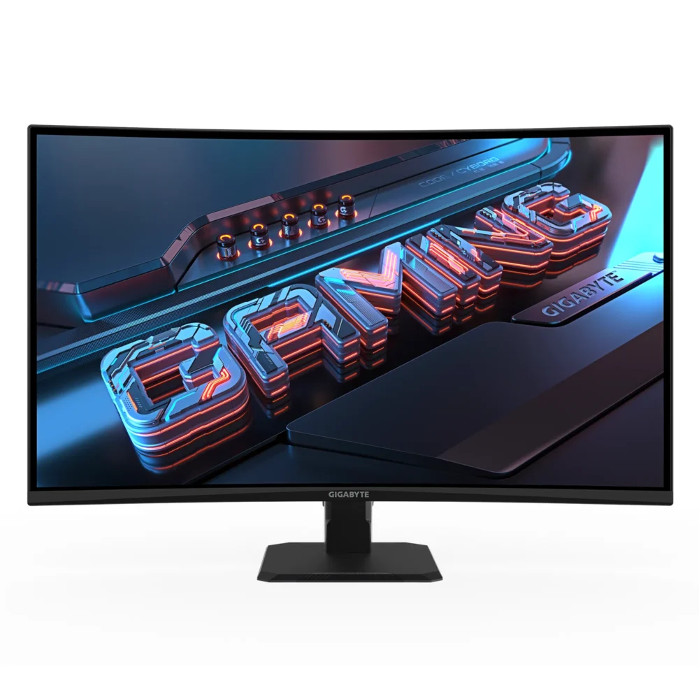 Геймърски Монитор Gigabyte GS32QCA - 32" inch SS/VA 1500R QHD (2560x1440) 180Hz 1ms HDR
