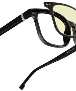 Alternative view of Комплект GUNNAR Cupertino Onyx с два вида стъкла Amber и Clear с калъф