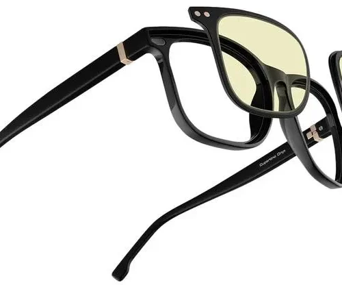 Комплект GUNNAR Cupertino Onyx с два вида стъкла Amber и Clear с