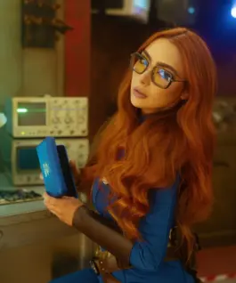 Alternative view of Геймърски очила GUNNAR Fallout Vault 33 Gunmetal/Olive - Amber