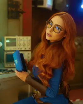 Alternative view of Геймърски очила GUNNAR Fallout Vault 33 Gunmetal/Olive - Amber