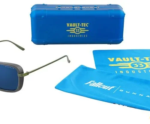 Геймърски очила GUNNAR Fallout Vault 33 Gunmetal/Olive – Sun