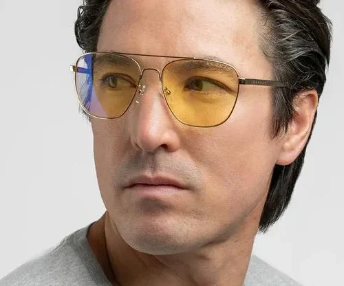 Alternative view of Компютърни очила GUNNAR Mustang Onyx, Amber