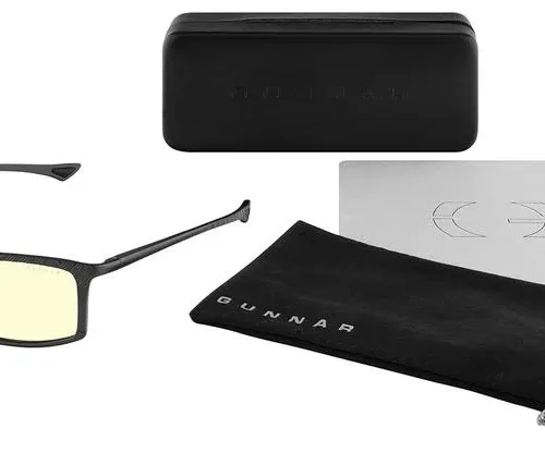 Компютърни очила GUNNAR Plaid Graphite – Amber