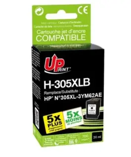 Мастилница UPRINT, HP 305XL, 3YM62AE, Черен
