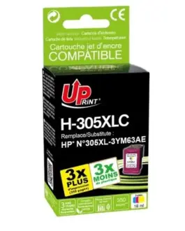 Мастилница UPRINT, HP 305XL, 3YM63AE, Цветна