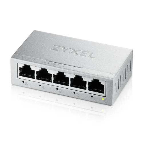 Alternative view of Суич ZYXEL GS-105B v5, 5 портов, Gigabit, метален корпус