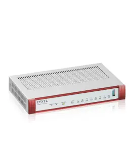 Alternative view of Защитна стена ZYXEL USG FLEX 100H 8x1Gbps, 1xUSB, без лиценз