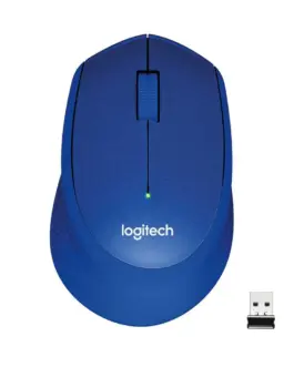 МИШКА LOGITECH M330 SILENT PLUS - Wireless - Blue - PN 910-004910