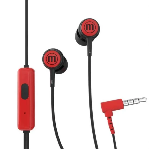 Alternative view of Слушалки тапи с микрофон MAXELL IN-TIPS RED