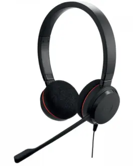 Слушалки Jabra Evolve 20 MS Stereo USB-C Микрофон Черни