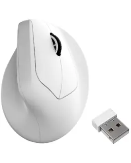Ергономична мишка Keychron M5 Wireless 8K - White