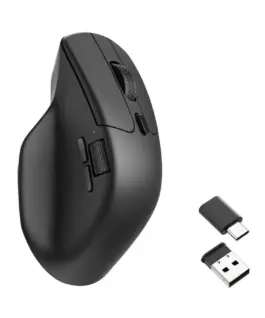 Alternative view of Геймърска Безжична мишка Keychron M6 1000Hz, Matte Black