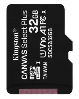 Карта памет Kingston Canvas Select Plus 32GB microSDHC Class 10 UHS-I Bulk