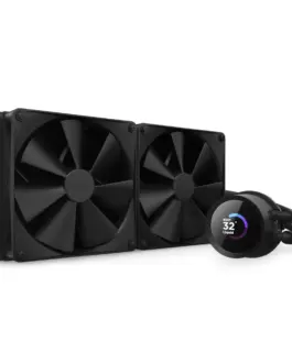 Охладител за процесор NZXT Kraken 280 Black - LCD Display