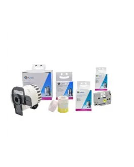 ЛЕНТА ЗА ЕТИКЕТНИ ПРИНТЕРИ GG-AT-80DW - BLACK ON WHITE - 30 mm x 20 mm x 700 pcs - PN