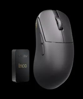 Alternative view of Lamzu професионална геймърска мишка INCA 8K - Wireless Gaming Mouse - Black