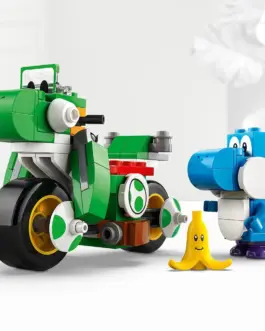 Alternative view of LEGO  Super Mario Mario car - Yoshi bike, 72031