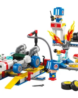 Alternative view of LEGO  Super Mario Mario car - Toads workshop, 72035