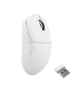 Alternative view of Геймърска Безжична мишка Lemokey G1 8K, Matte White