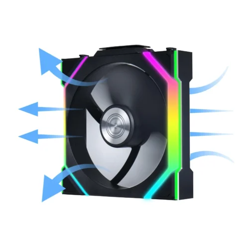Alternative view of Вентилатор Lian Li UNI FAN SL Wireless ARGB PWM Reverse Blade - 120 mm Черен